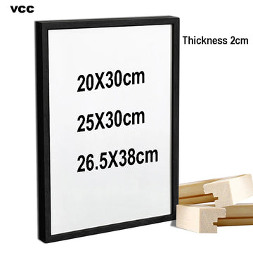 Nature Wooden Photo Picture Frame 20X30 25X30 26.5X38cm Black White Color Frame for Pictures Wall Poster Frame - Buy online at  Vibe In Cart.