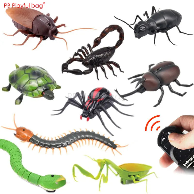Electric Remote Control Simulated Insect and Snake Toy