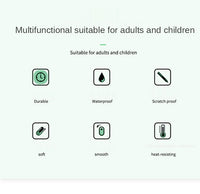 Large White Gaming Mousepad Waterproof Non-Slip PU Leather