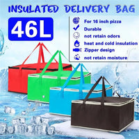 Insulated Waterproof Folding Cooler Bag for Picnics and Travel with Non-Woven Fabric