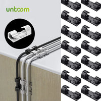 Cable Organizer Clips for Desktop and Wall USB Management