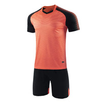 Boys' Breathable Short Sleeve Polyester Soccer Jersey Set