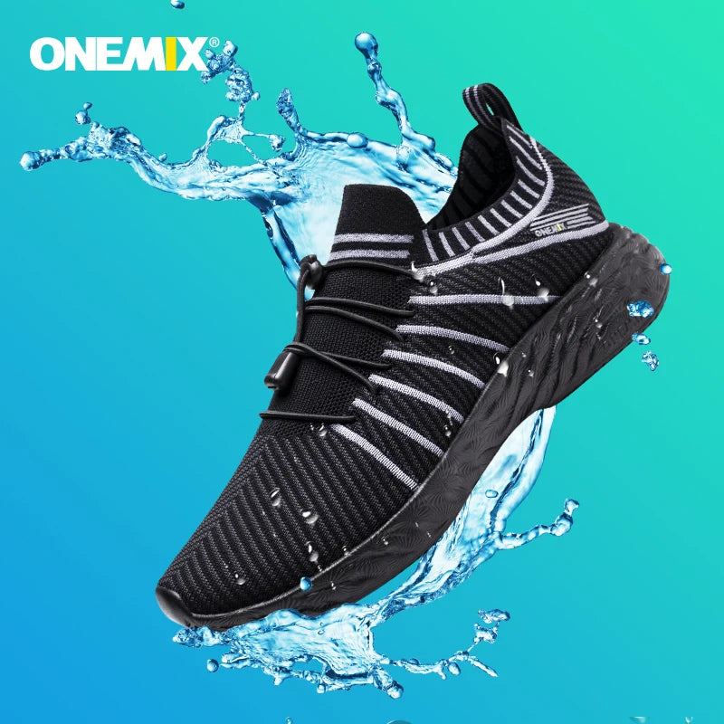 ONEMIX Waterproof Running Shoes for Men Breathable Light Women Training Walking Sneakers Outdoor Trekking Slip-on Sports Shoes - Buy online at  Vibe In Cart.