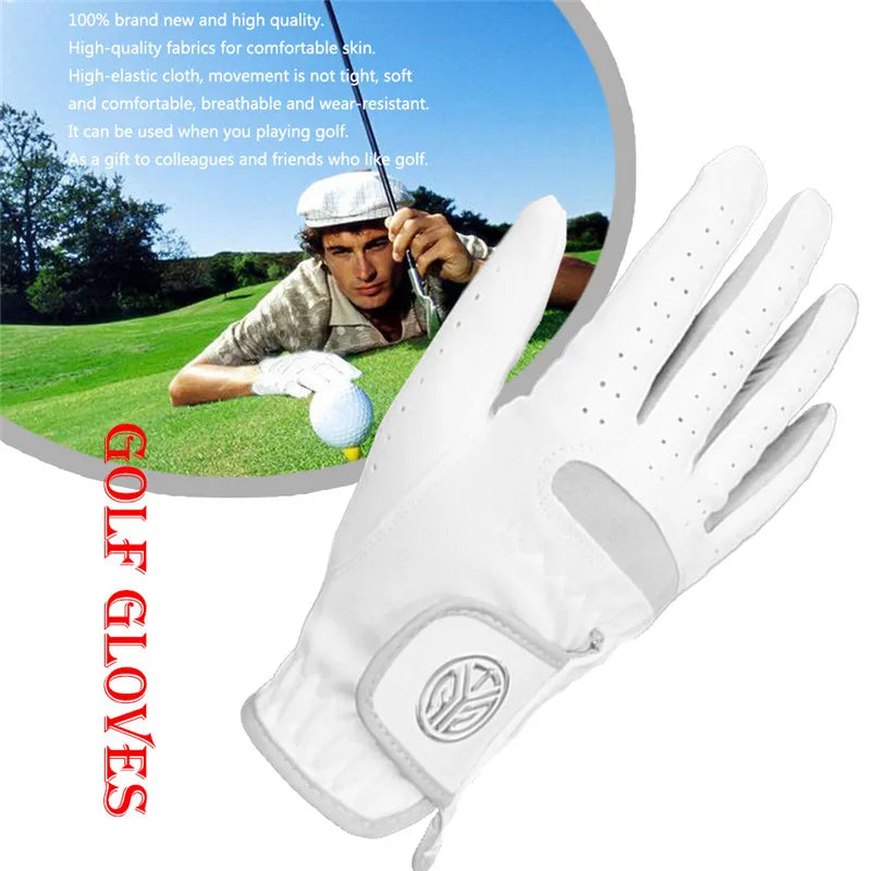 1 Pc Golf Gloves Left Right Hand Men's Soft Ultra-fiber Cloth Breathable Wear-resistant Golf Gloves Sports Gloves - Buy online at  Vibe In Cart.