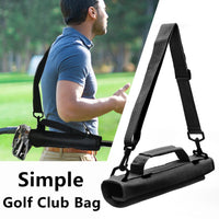 Mini Portable Nylon Golf Club Bag Simple Golf Gun Carrier Bag Travel Bag Golf Training Case With Adjustable Shoulder Straps - Buy online at  Vibe In Cart.
