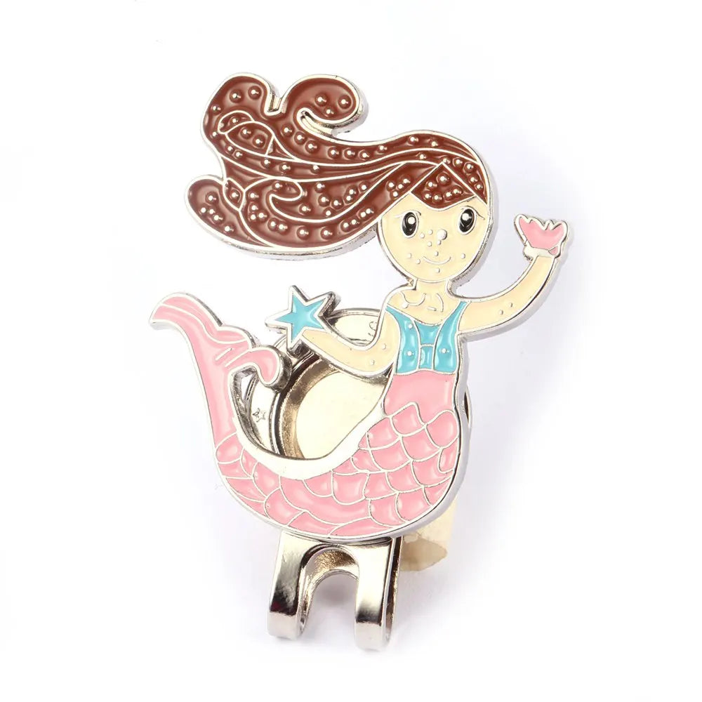 Magnetic Alloy Golf Marker with Hat Clip for Golf