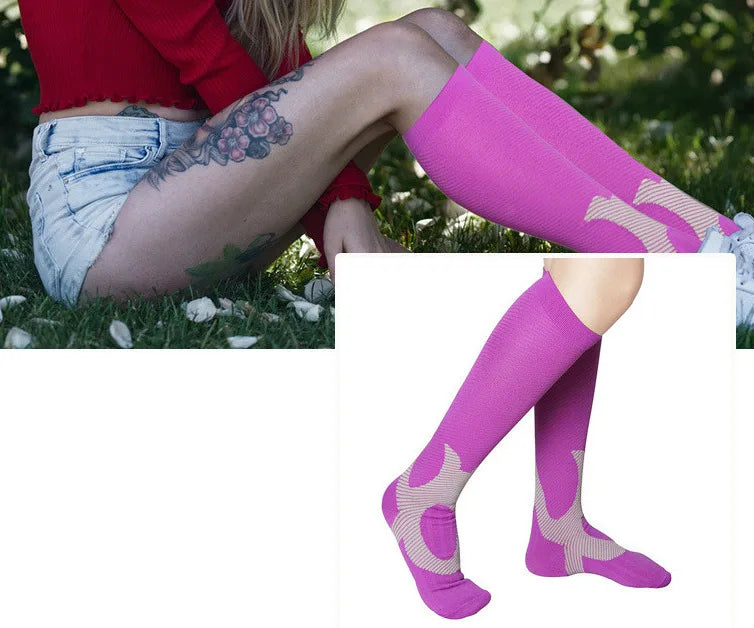 Men's Sports Compression Socks Varicose Veins Cycling Socks Nursing Running Compression Socks Nurse Outdoor Natural Hiking - Buy online at  Vibe In Cart.