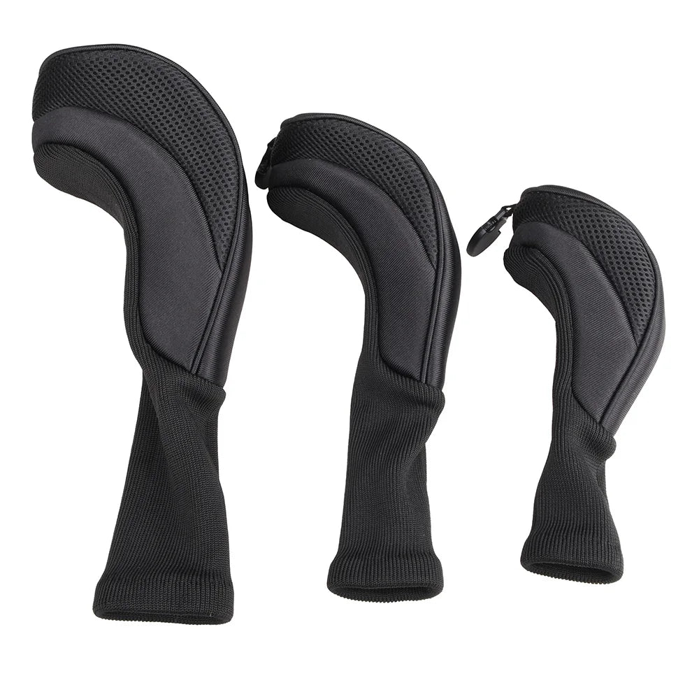 3Pcs/Set Long Neck Golf Club Head Covers Wood Driver Protect Headcover Number Tag Fairway Golf HeadCover Golf Accessories - Buy online at  Vibe In Cart.
