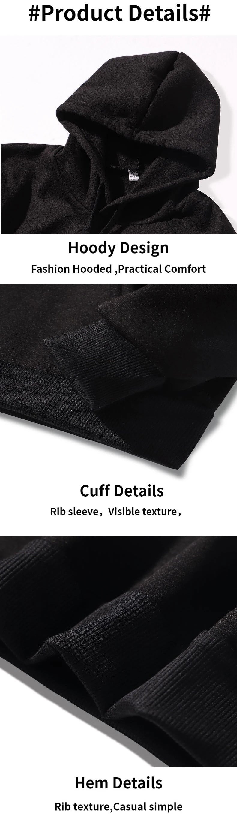 NEW YORK Letter U.S.A City Print Hoody Men Fashion Casual Long Sleeves Hooded Loose Oversize Pullover Hoodie Street Sweatshirt - Buy online at  Vibe In Cart.