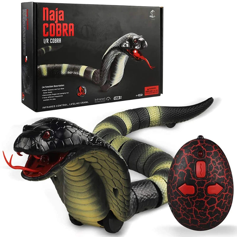 Remote Control Realistic Electric Snake Toy for Kids