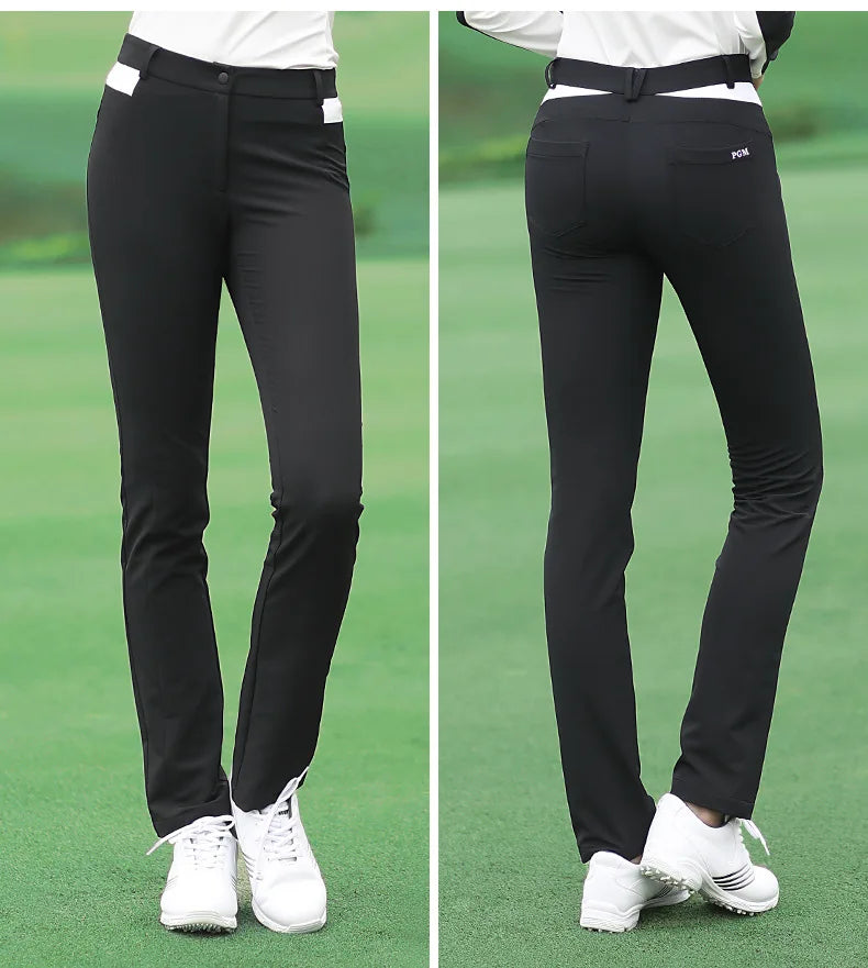 PGM Autumn Winter Ladies Golf Pants Women High Elasticity Sport Trousers Slim Fit Tennis Pants Warm Windproof Clothing KUZ093 - Buy online at  Vibe In Cart.