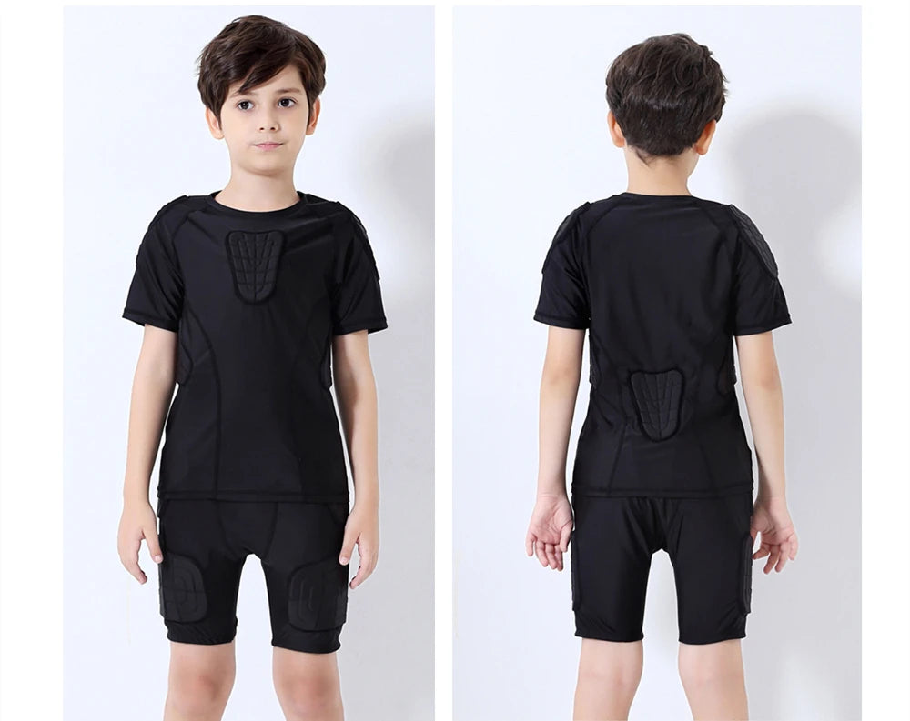 Rugby Padded Kids Soccer Goalkeeper Jerseys Football Shirts Sponge Children's Goal Keeper Training Sportswear Protective Clothes - Buy online at  Vibe In Cart.