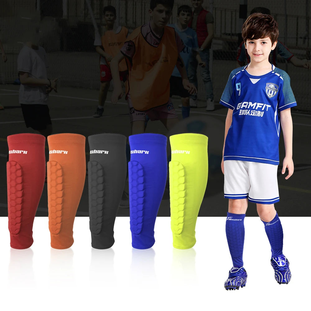 (XS-XL)1 Pair Adult Kids Soccer Shin Guard Children Crashproof Football Calf Protector Leg Sleeves Teens Training Leg Protection - Buy online at  Vibe In Cart.
