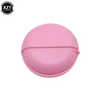 Round Plastic Storage Box with Rotating Cover for Cables and Earphones