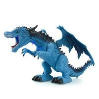Remote Control Walking Spray Dinosaur Toy with LED and Music