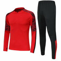 Unisex Polyester Long Sleeve Sports Tracksuit for Soccer and Fitness