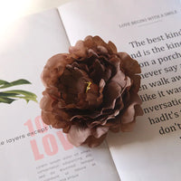 15PCS/lot Large Artificial Happy Peony Flower Head 13CM  Silk Blooming peony Wedding Flowers Wall Floral Party Home Decorative - Buy online at  Vibe In Cart.