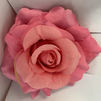 11cm Cotton Artificial Rose Flower Head Decoration