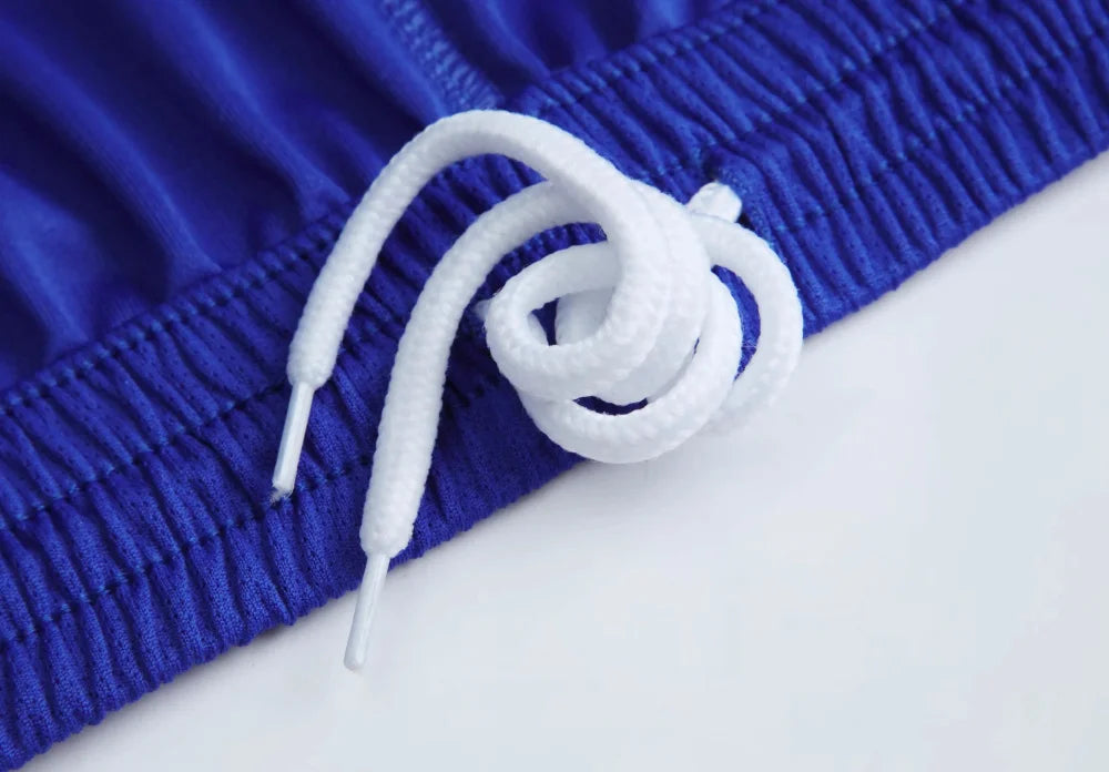 Men's and Boys' Polyester Football Jersey Set with Socks and Shin Guards