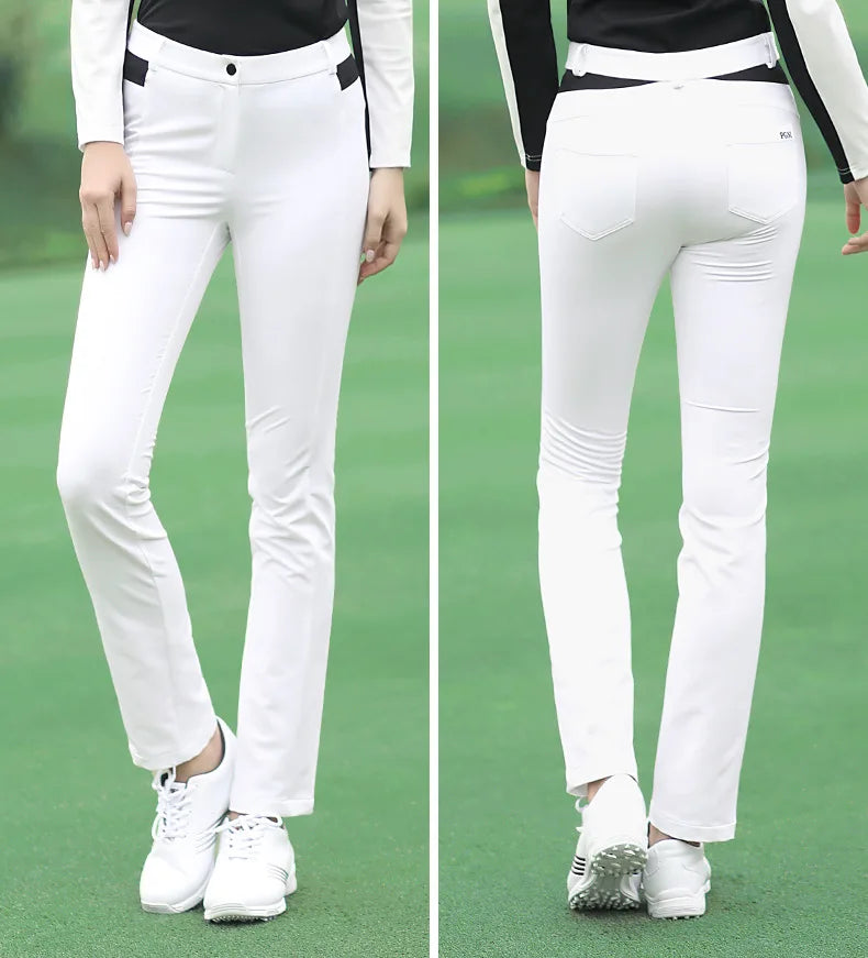 PGM Autumn Winter Ladies Golf Pants Women High Elasticity Sport Trousers Slim Fit Tennis Pants Warm Windproof Clothing KUZ093 - Buy online at  Vibe In Cart.