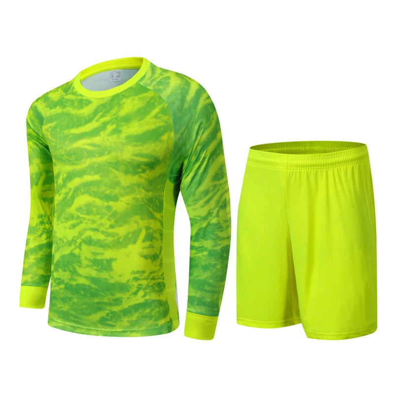 22-23 Adult Goalkeeper Uniform Soccer Jersey Set Professional Goalie Football Uniform Sponge Protection Shirt Pants Shorts Men - Buy online at  Vibe In Cart.