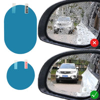 2 Pcs Car Rainproof Film Car Car Rearview Mirror protective Rain proof Anti fog Waterproof Film Membrane Car Sticker Accessories - Buy online at  Vibe In Cart.