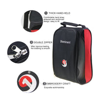 Nylon Zippered Golf Shoe Bag with Ventilation for Travel