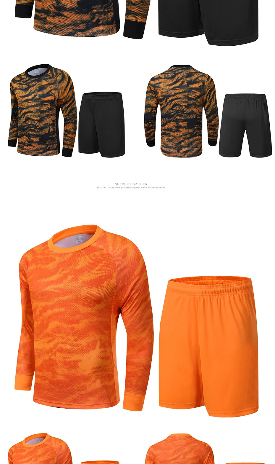 22-23 Adult Goalkeeper Uniform Soccer Jersey Set Professional Goalie Football Uniform Sponge Protection Shirt Pants Shorts Men - Buy online at  Vibe In Cart.