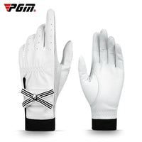 PGM Golf Gloves Women Sheepskin Breathable Palm Ladies Genuine Leather Sport Gloves Anti-Slip Training Mittens Elegant 1 Pair - Buy online at  Vibe In Cart.
