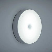 Round LED Night Light with Motion Sensor and USB Charging