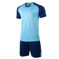 Boys' Breathable Short Sleeve Polyester Soccer Jersey Set