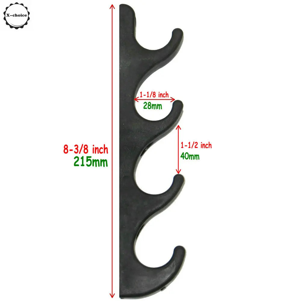 Golf Clubs Wall Storage Rack Holds Up to 4 Clubs for Home or Office