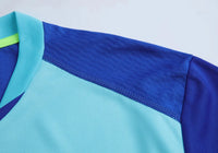 Men's and Boys' Polyester Football Jersey Set with Socks and Shin Guards