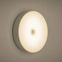 Round LED Night Light with Motion Sensor and USB Charging