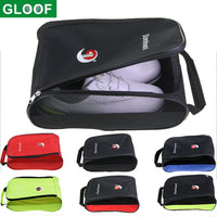 Nylon Zippered Golf Shoe Bag with Ventilation for Travel