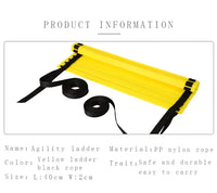 Sports Agility Ladder Football Adjustable Nylon Strap Jumping Ladder Speed  Fitness Body Coordination Warm-Up Training Tool - Buy online at  Vibe In Cart.