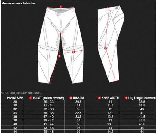 Men's Polyester MTB BMX Motocross Cycling Pants