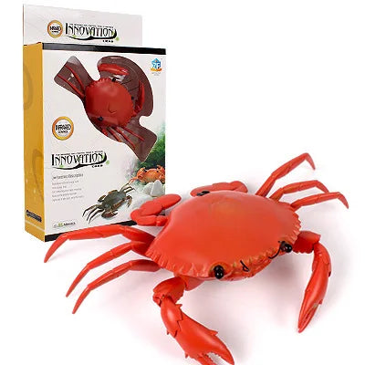 Smart Intelligent RC Robot crab Toy With eye flash light simulation sound crab Model Toy high simulation crab design classic toy