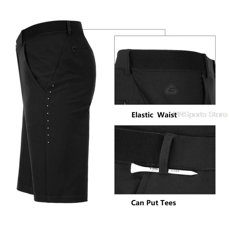 Pgm Summer Golf Shorts Men's Quick-Dry Sports Golf Trousers Male Breathable High Elastic Tennis Run Short Pants Casual Clothing - Buy online at  Vibe In Cart.