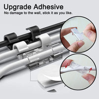 Cable Organizer Clips for Desktop and Wall USB Management