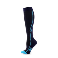 Men's Compression Crew Sports Socks with Nylon Blend