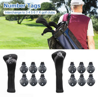 3Pcs/Set Long Neck Golf Club Head Covers Wood Driver Protect Headcover Number Tag Fairway Golf HeadCover Golf Accessories - Buy online at  Vibe In Cart.