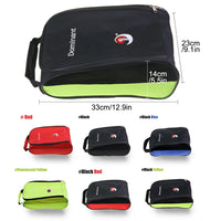 Nylon Zippered Golf Shoe Bag with Ventilation for Travel