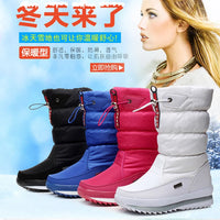 Women Snow Boots Platform Winter Boots Thick Plush Waterproof Non-slip Boots Fashion Women Winter Shoes Warm Fur Botas mujer - Buy online at  Vibe In Cart.