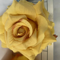 11cm Large Rose Head Imitation Flower Home Garden Potted Wedding Artificial Flower Wall Background Decorative Cloth Flower - Buy online at  Vibe In Cart.