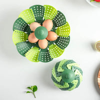 Plastic Folding Lotus Steamer Food Grade Steaming Rack Fruit Baskets Kitchen Storage Racks Vegetable Vapor Cooker Dish Cookware - Buy online at  Vibe In Cart.