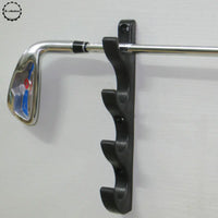 Golf Clubs Wall Storage Rack Holds Up to 4 Clubs for Home or Office