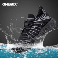 ONEMIX Waterproof Running Shoes for Men Breathable Light Women Training Walking Sneakers Outdoor Trekking Slip-on Sports Shoes - Buy online at  Vibe In Cart.