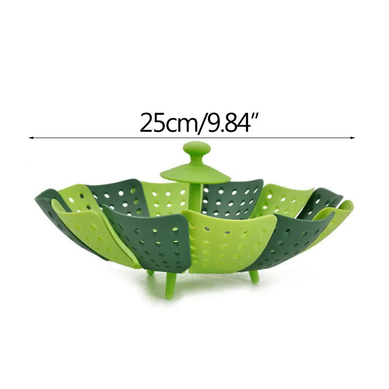 Plastic Folding Lotus Steamer Food Grade Steaming Rack Fruit Baskets Kitchen Storage Racks Vegetable Vapor Cooker Dish Cookware - Buy online at  Vibe In Cart.