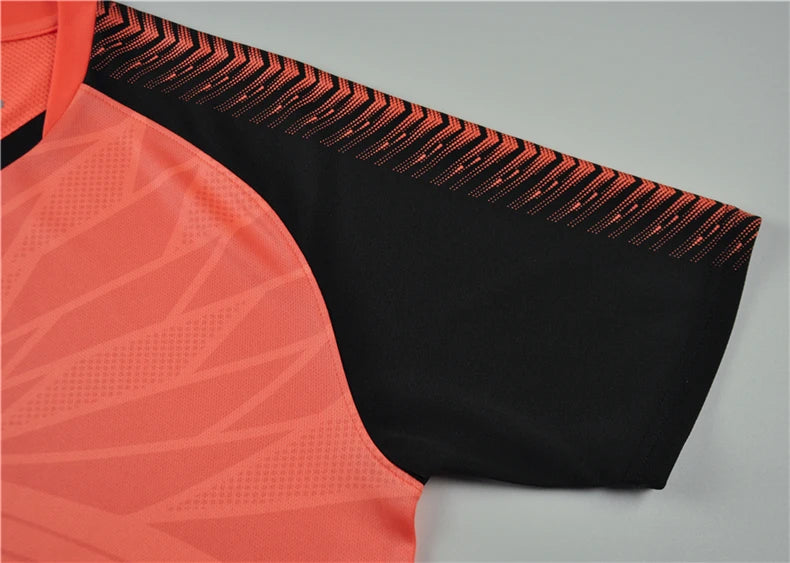 Boys' Breathable Short Sleeve Polyester Soccer Jersey Set